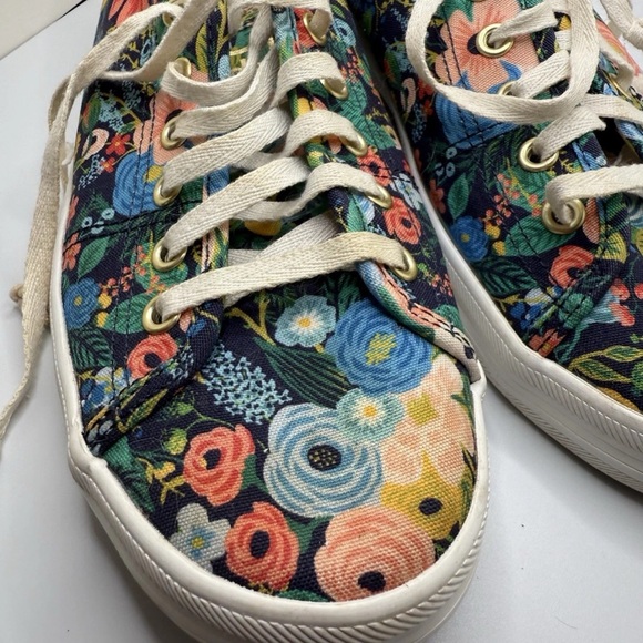 Keds shoes Rifle Paper Company Kickstart Garden Party womens sneakers size 8 - Picture 12 of 15